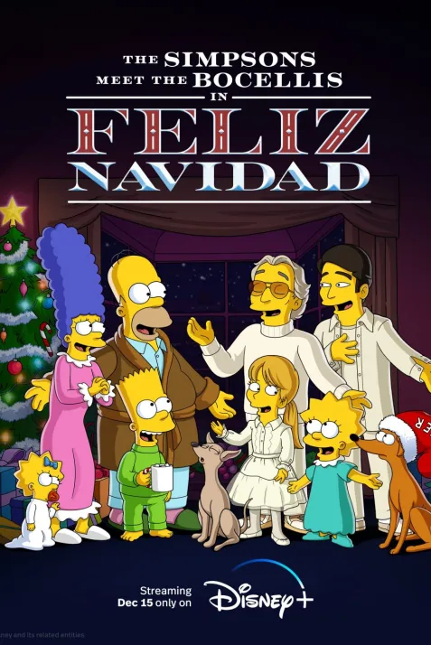 The Simpsons Meet the Bocellis in Feliz Navidad
