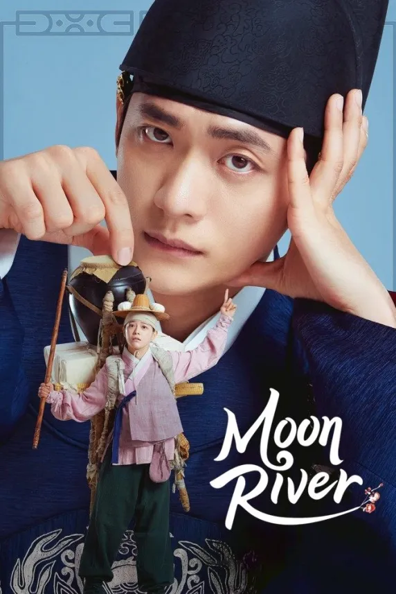 The Moon Flows Through the River