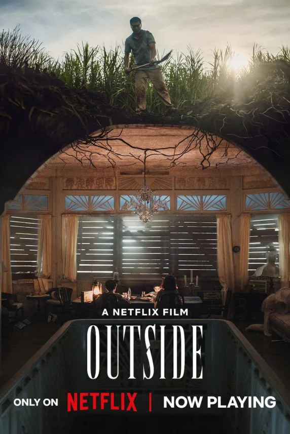 Outside
